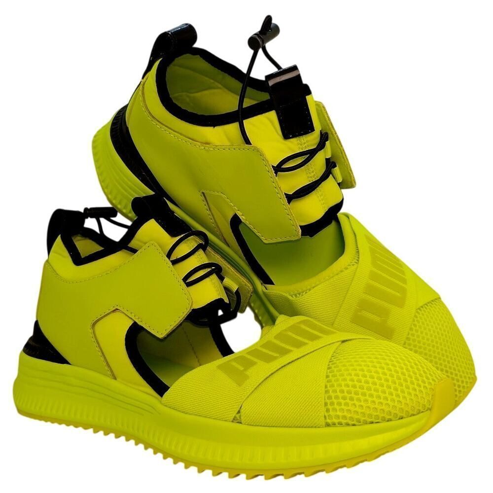 Puma Fenty Rihanna Avid Line of Womens Lime Green Sandal/Sneakers - Size 10 1/2